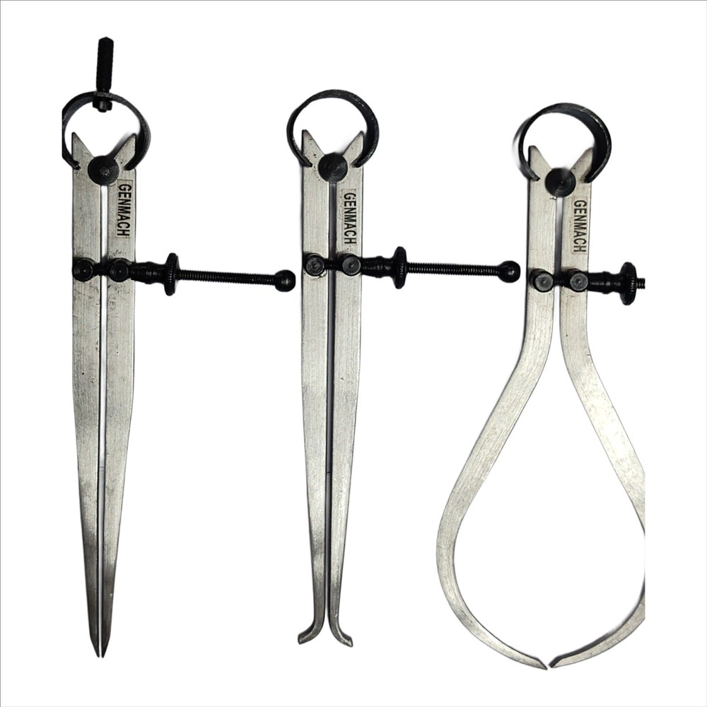 3 Pieces Spring Caliper Set - Inside Outside & Divider 24" inch / 600 mm Tool