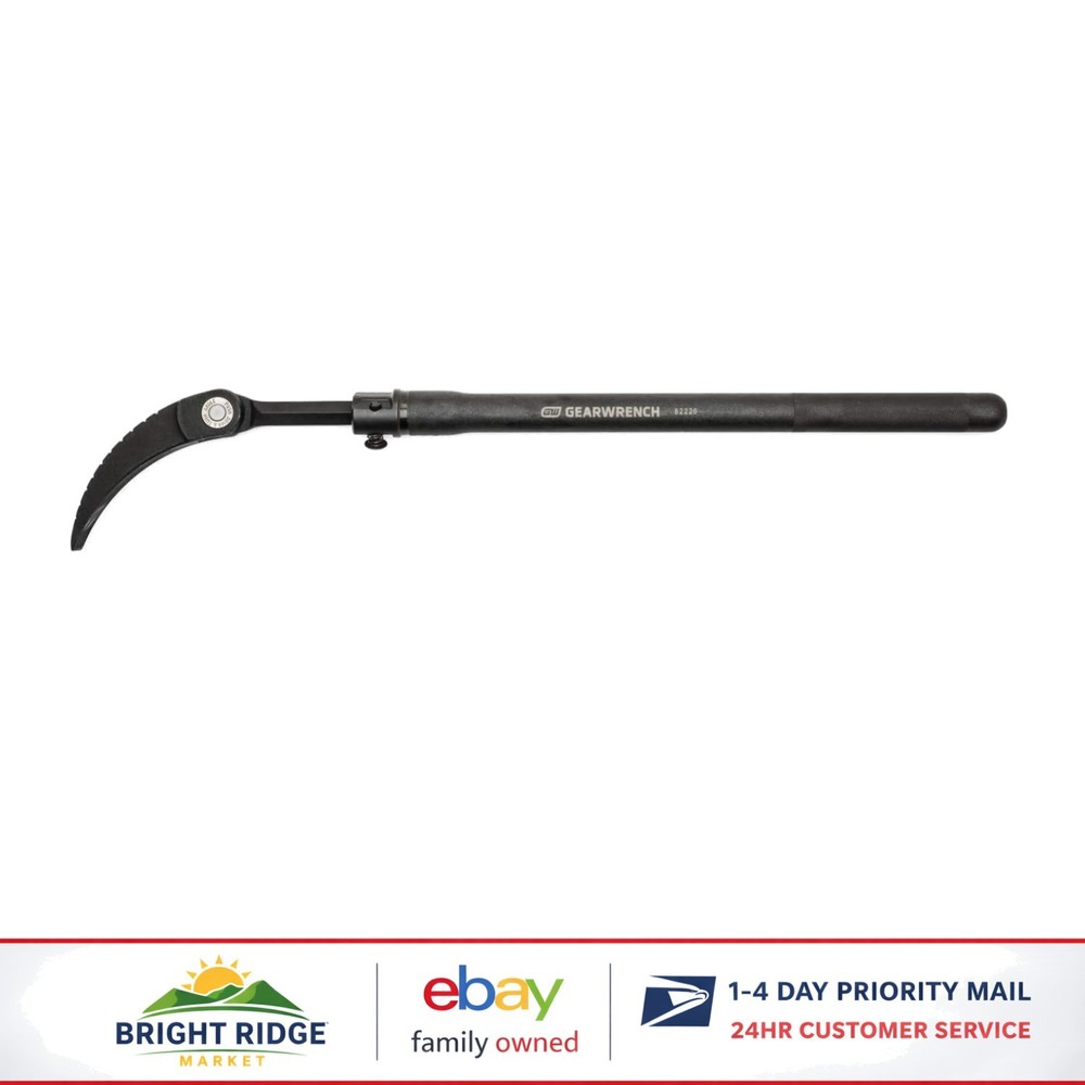 Compact 33 Inch Extendable Pry Bar with Locking Positions for Versatile Use