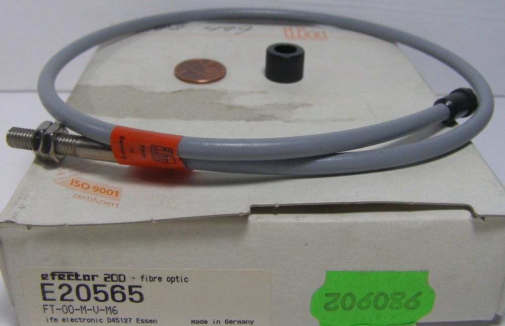 IFM Electronics Efector 200 Fiber Optic Difuse Reflection Sensor E20565 FT-00-M-