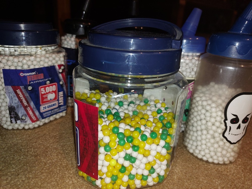 Airsoft Bbs, Goggles, Mask, Lot