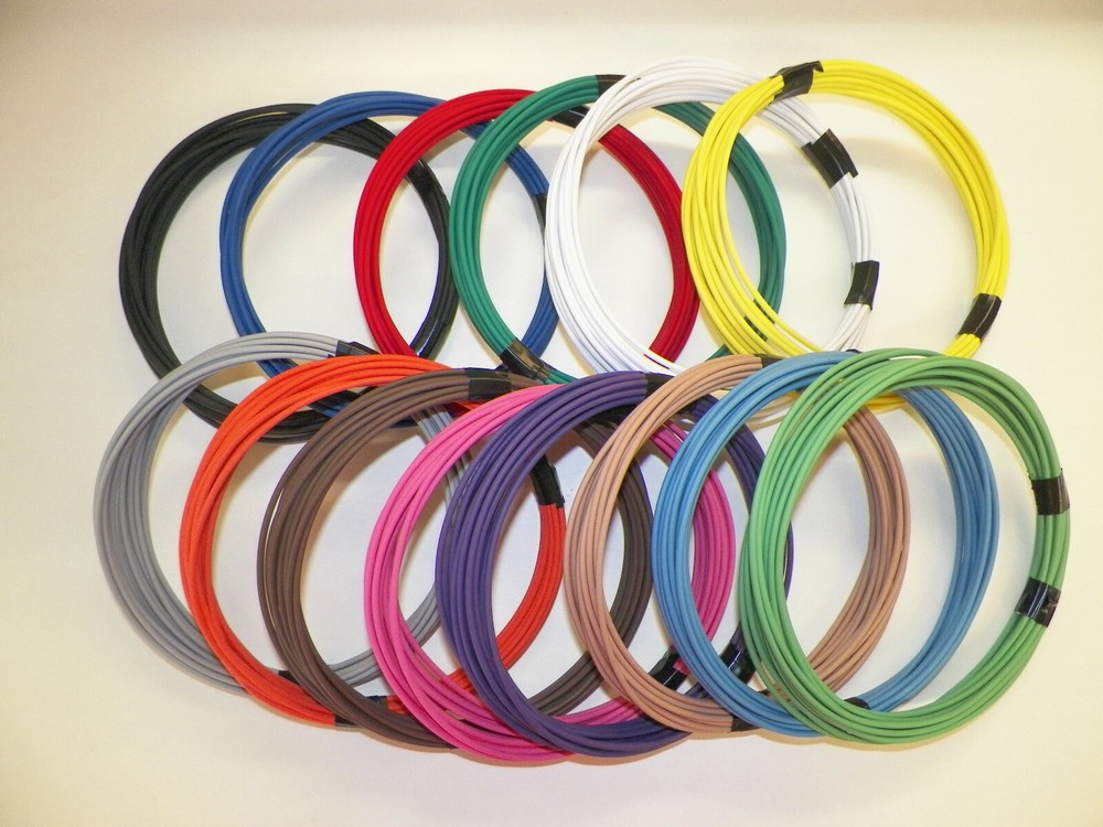 18 gauge TXL wire - Individual Solid Color and Size Options