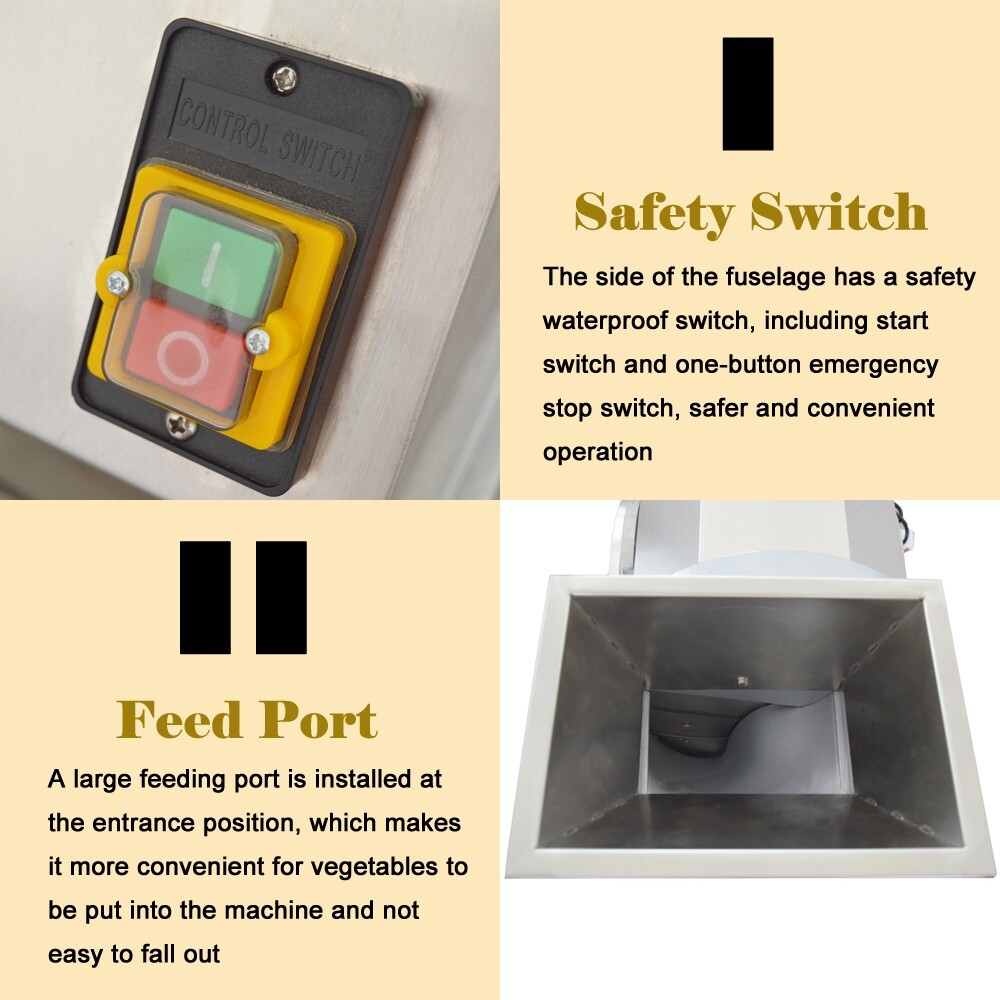 Multifunction Electric Fruit Vegetable Cutter Slicing/Shredding/Dicing Machine