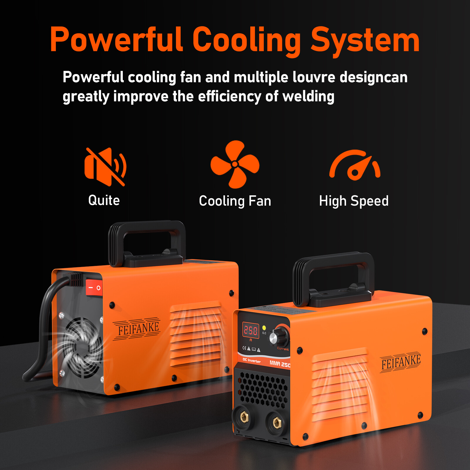 FEIFANKE MMA250 Stick Welder TIG/ARC Welding Machine 110V IGBT DC Inverter 250A