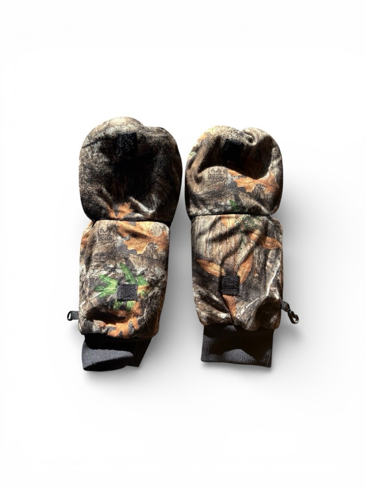 Real tree Camo Mitten Gloves