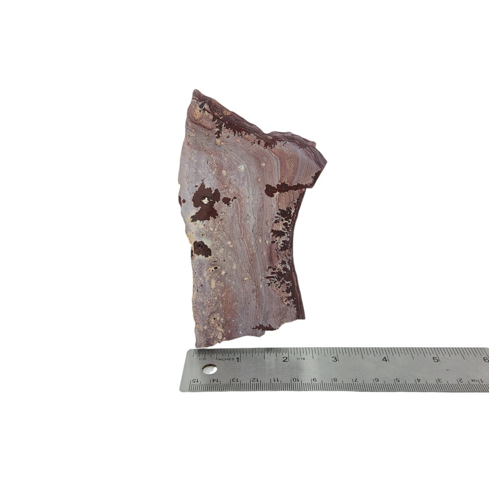 Apache Dendritic Rhyolite, Apache Sage, cabbing rough, #R-7031