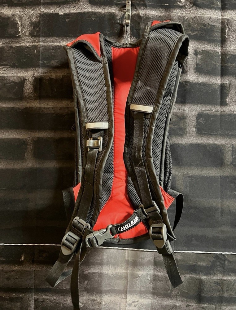Camelbak Red Black 2 Pocket Hydration Backpack No Bladder