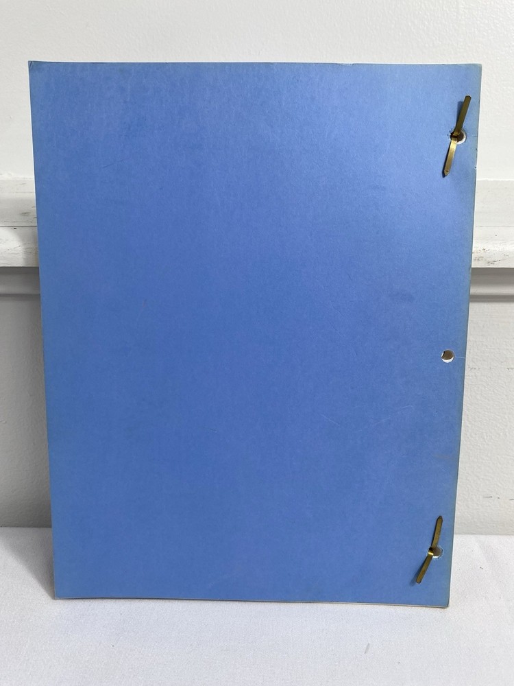 CHEERS Sitcom Original Script “ Strange Bedfellows” Pt 3 First Draft 1986