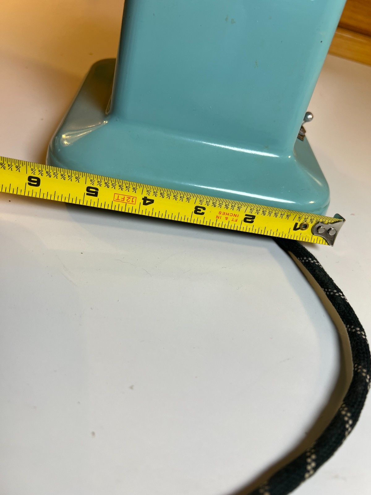 Vintage 1950s Dormeyer Model 5906 Turquoise Teal Blender Glass Chef Logo CHICAGO