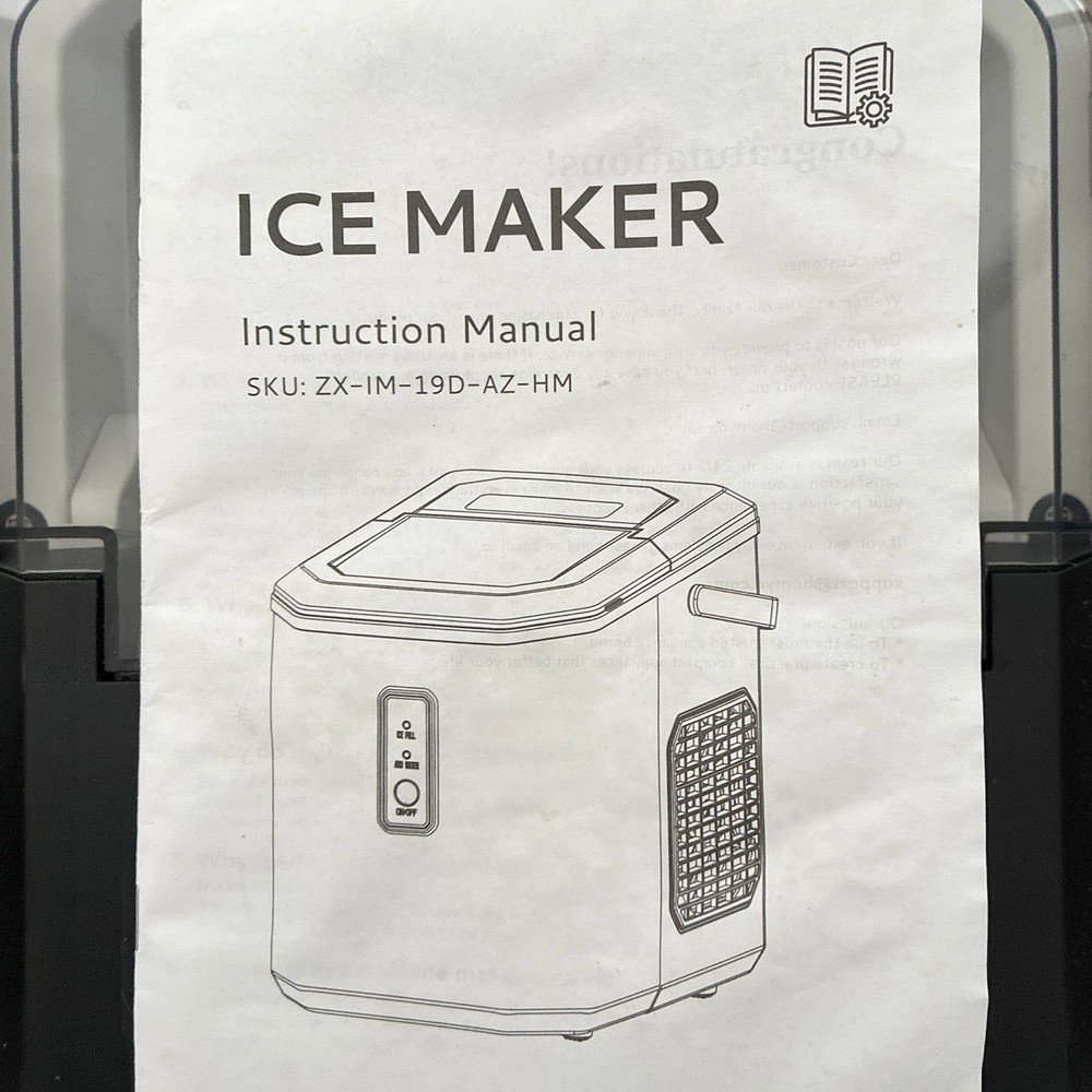 IM-19D, Intertek Countertop Ice Maker
