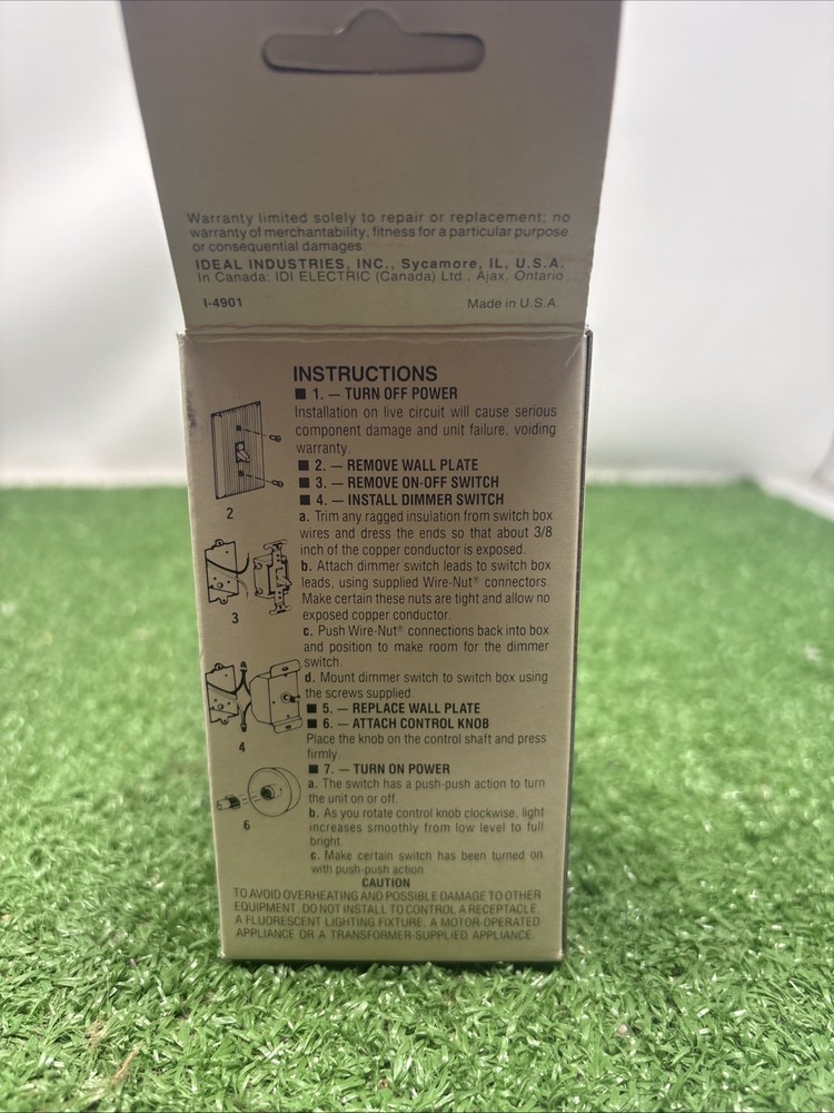 ideal dimmer switch 56-001G