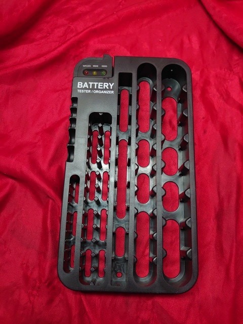 BATTERY Organizer Rack Black