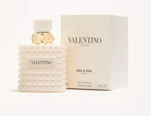 VALENTINO DONNA BORN IN ROMA IVORY EAU DE PARFUM SPRAY 3.4 Oz / 100 ml NEW