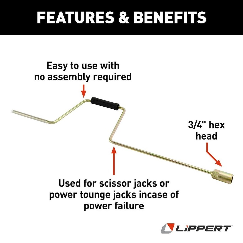 Lippert Components 285324 TRAILER JACK ACCESSORIES