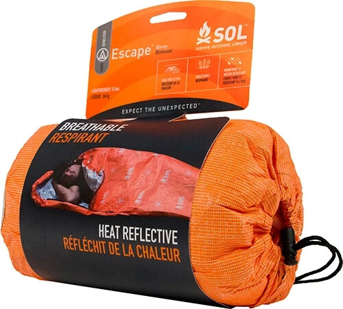 Survive Outdoors Longer 70% Reflective Escape Bivvy, Orange