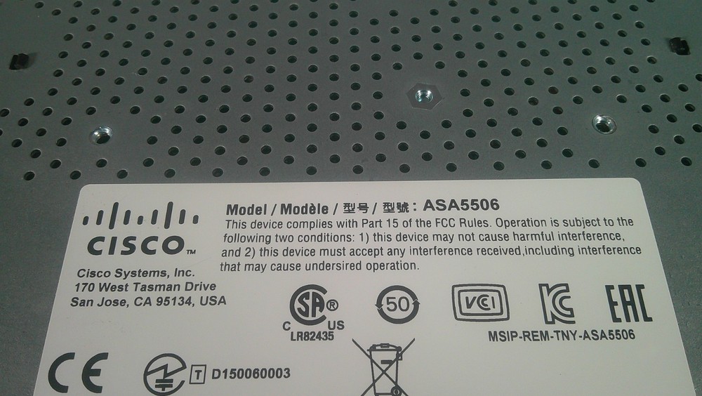 CISCO ASA5506 V04 USED