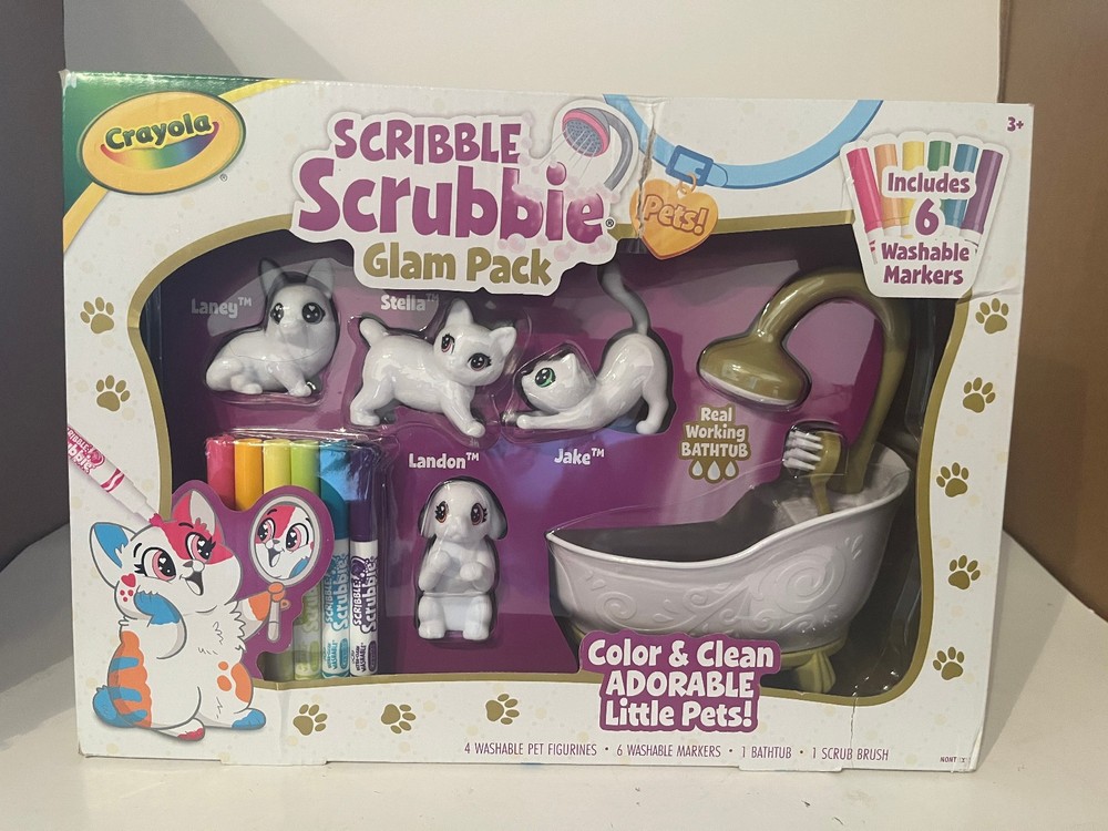 Crayola Scribble Scrubbies Glam Pack (4 Pets)