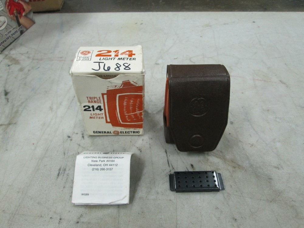 General Electric Light Meter 214 Triple Range (NIB)