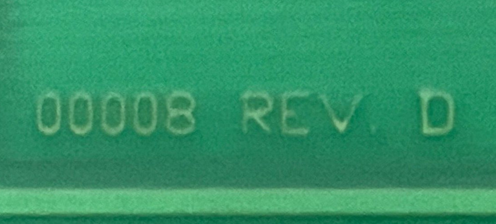 USED 00008 REV. D Circuit Board