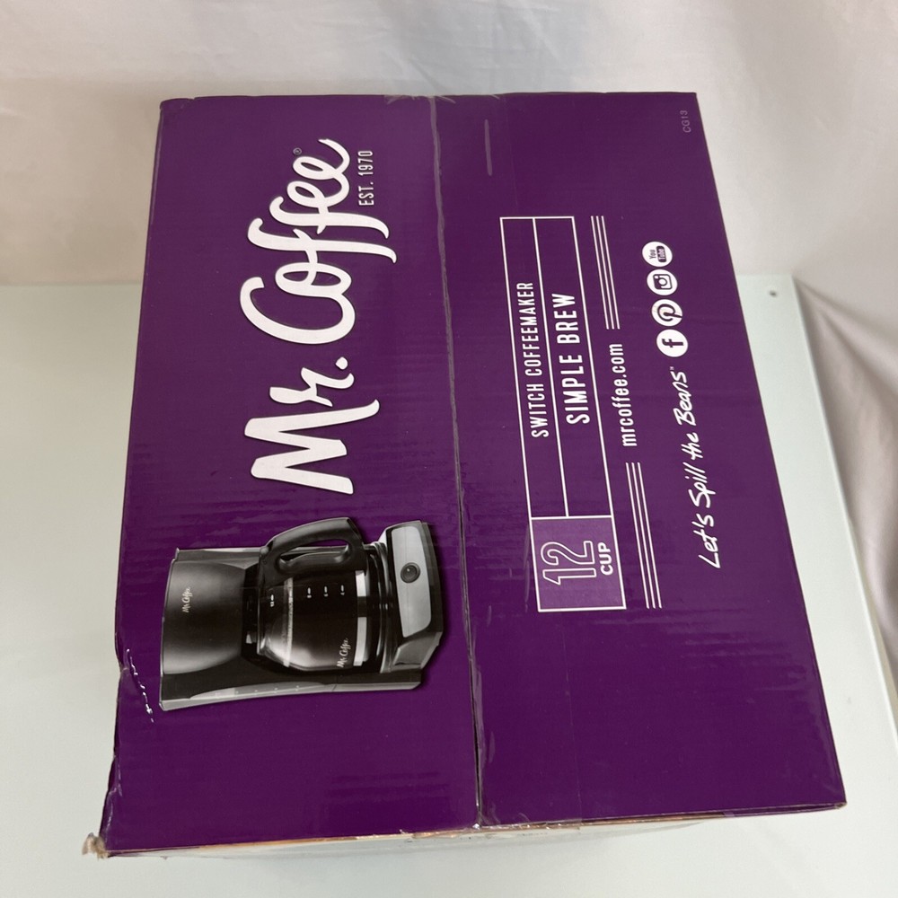 Mr. Coffee 5 Cup 6perks Coffeemaker - Black Programmable Simple Brew