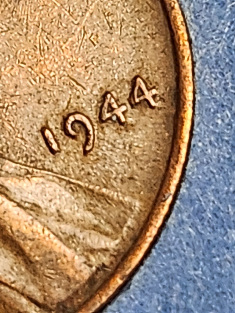 1944 Lincoln wheat cent error