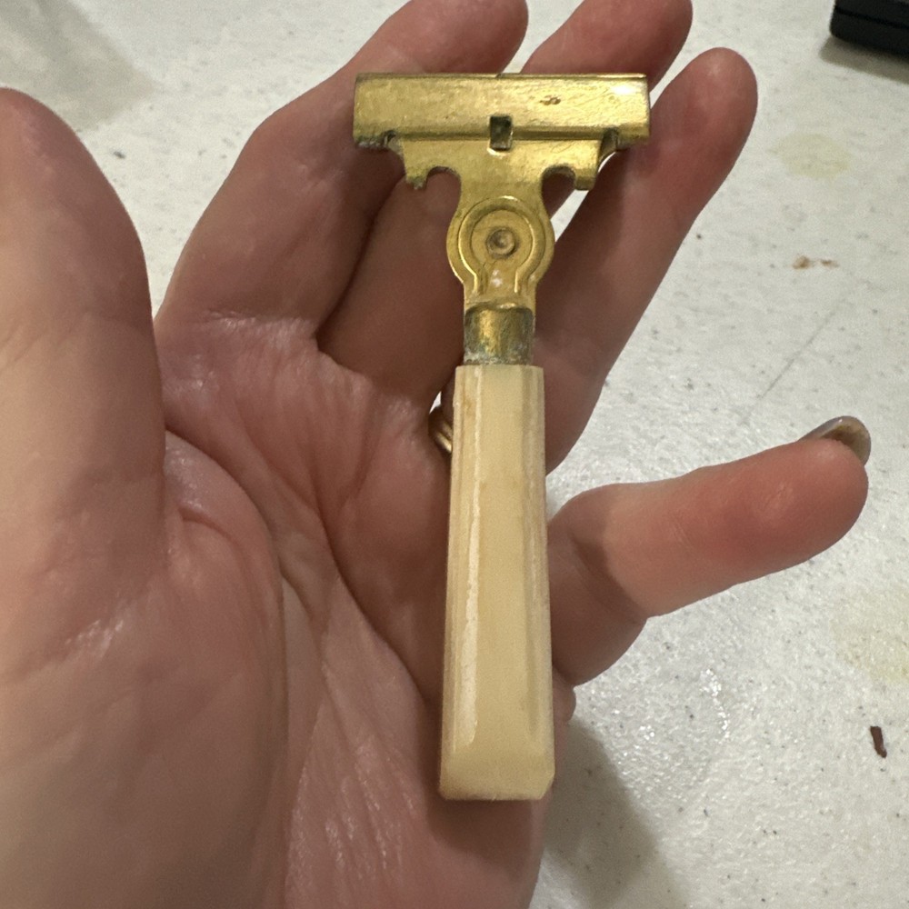 Vintage Eversharp Schick Injector Single Edge Safety Razor Bakelite Handle