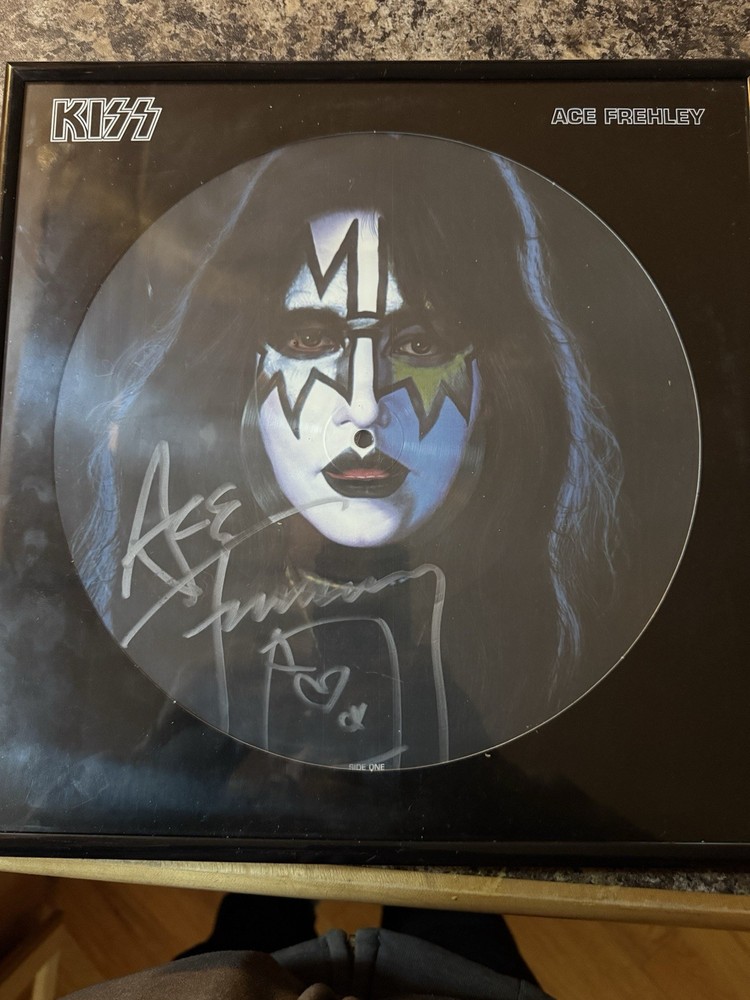 Ace Frehley Signed Picture Disc