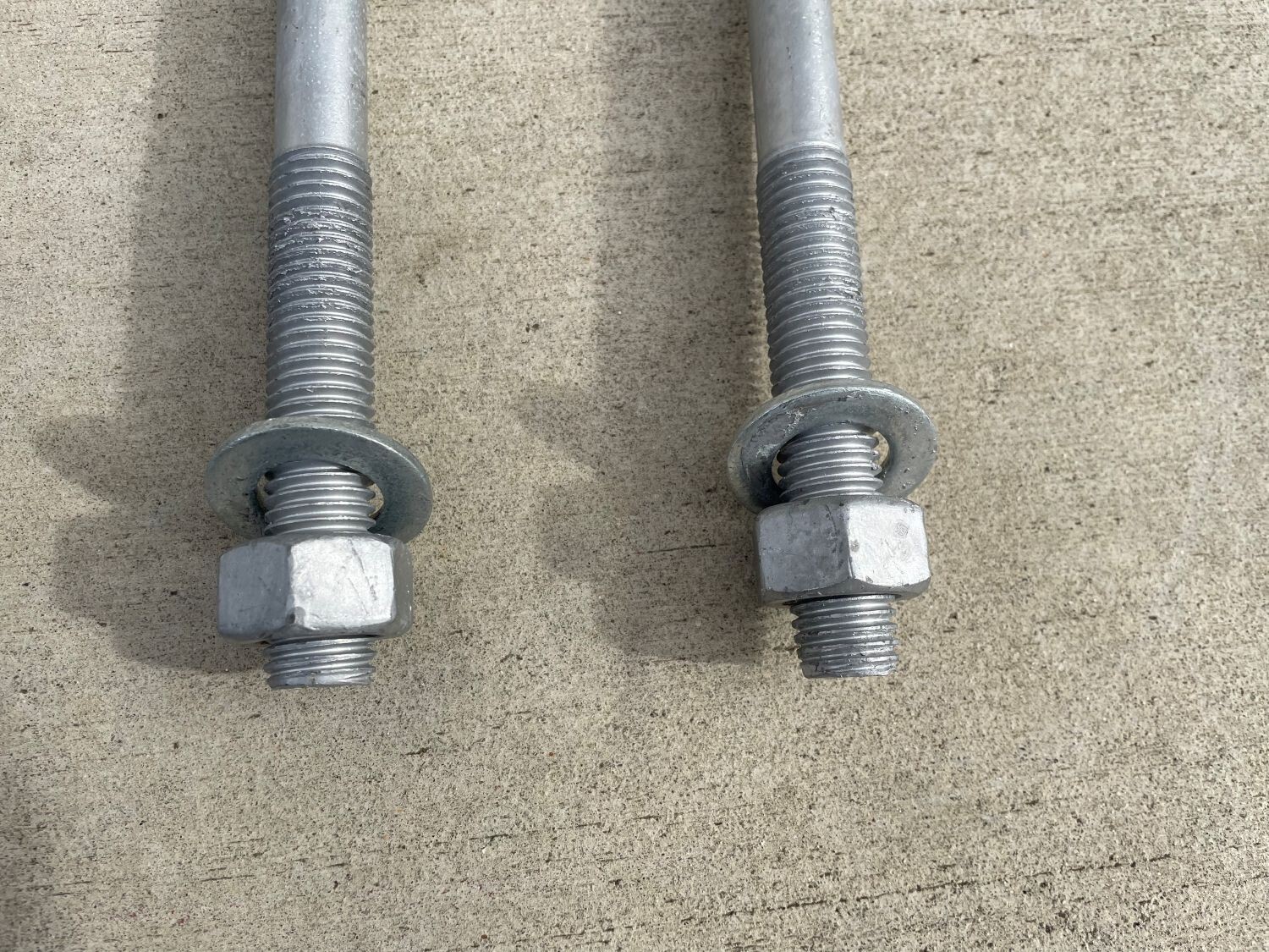 Sandbaggy 3/4" x 12" Threaded Concrete Anchor L-Bolts - Hot Dipped Galvanized