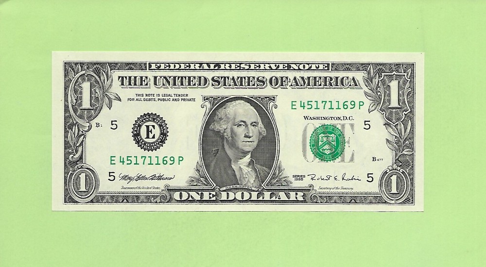 1995 ..UNCIRC $1  E 4517 1169 P  .... 1995  $1  E-P    NICE NOTE        FRN
