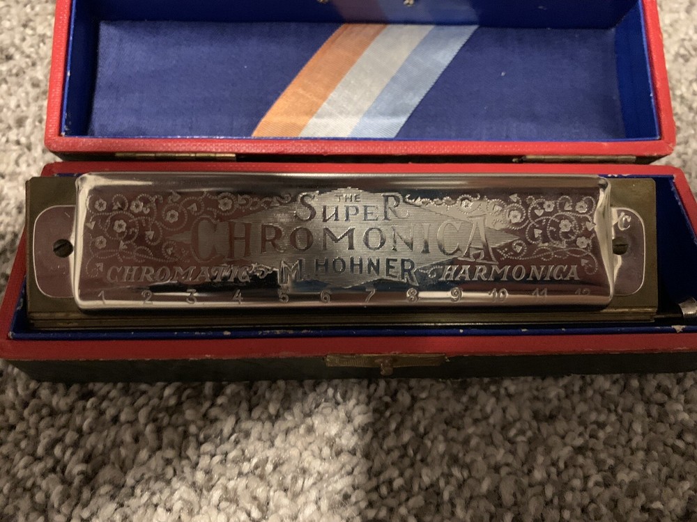 Vintage Super R Chromonica M. Hohner Harmonica