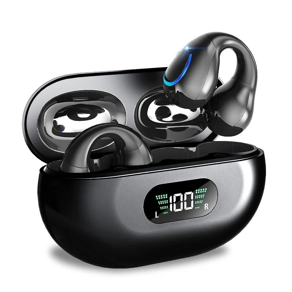 Wireless Bluetooth Earbuds with LED Display Charging Case for iPhone & Android