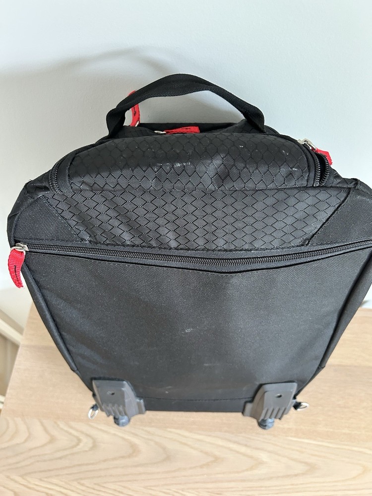 Rolling Worth Baseball Backpack Black