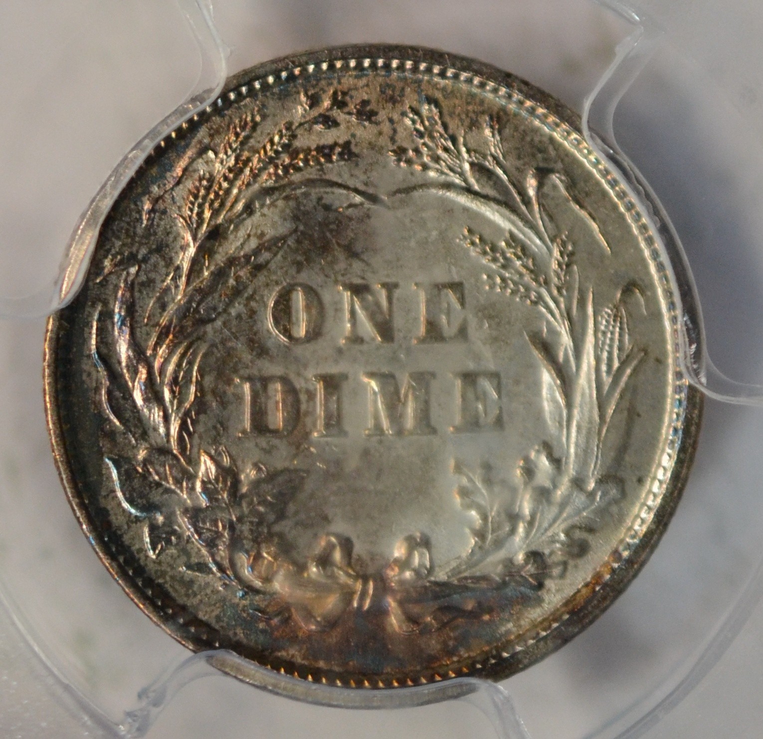 1897 Barber dime, PCGS MS63