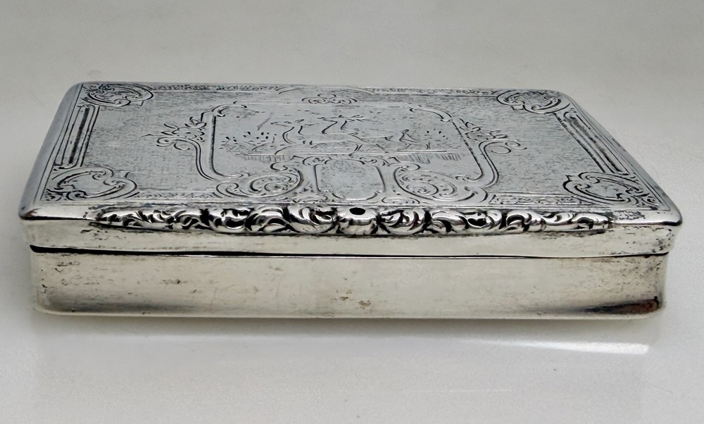 1853 Austria .812 Silver Snuff Box - 96509