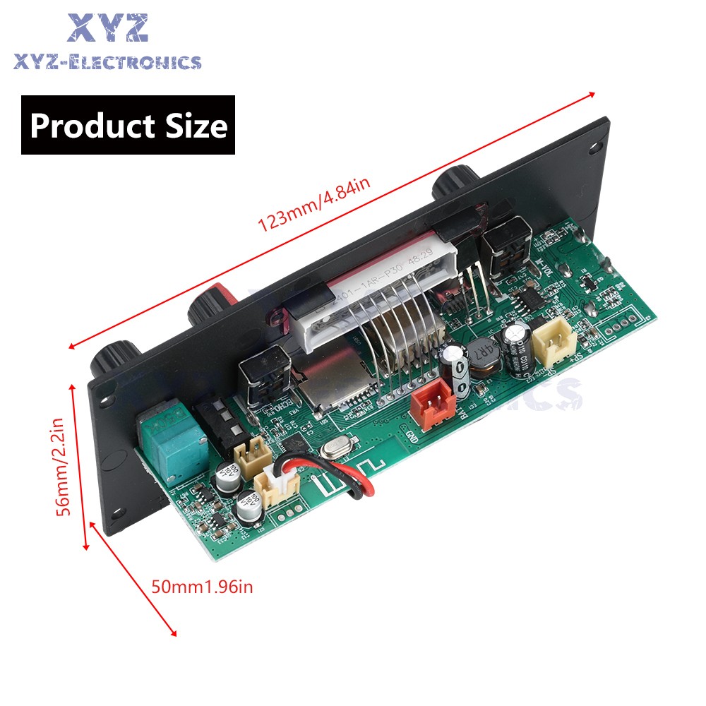 DC 3.7-5V 10W Mono Bluetooth 5.0 Audio Power Amplifier Module MP3 Decoding Board