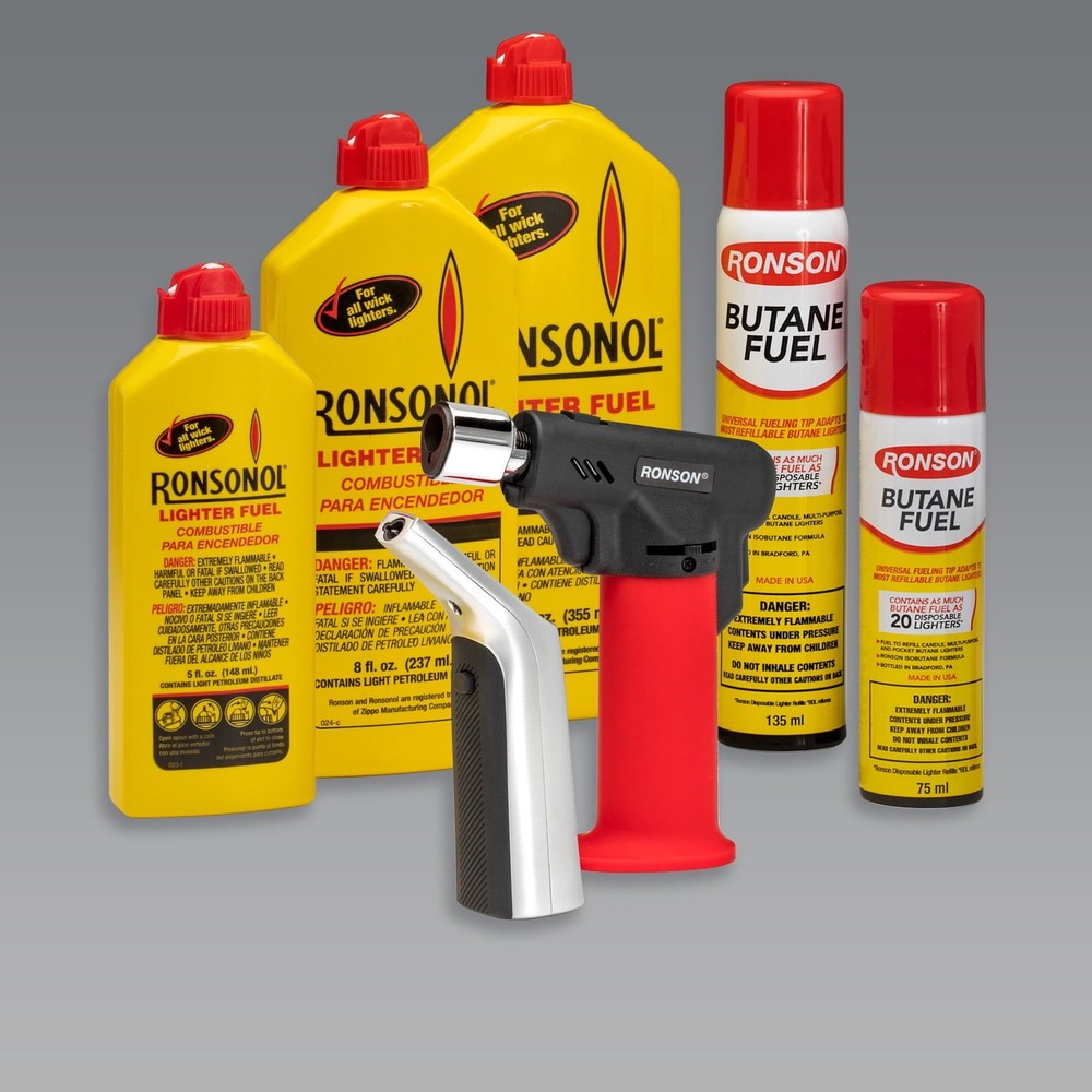 2 pack Ronson 78 gram Butane Fuel