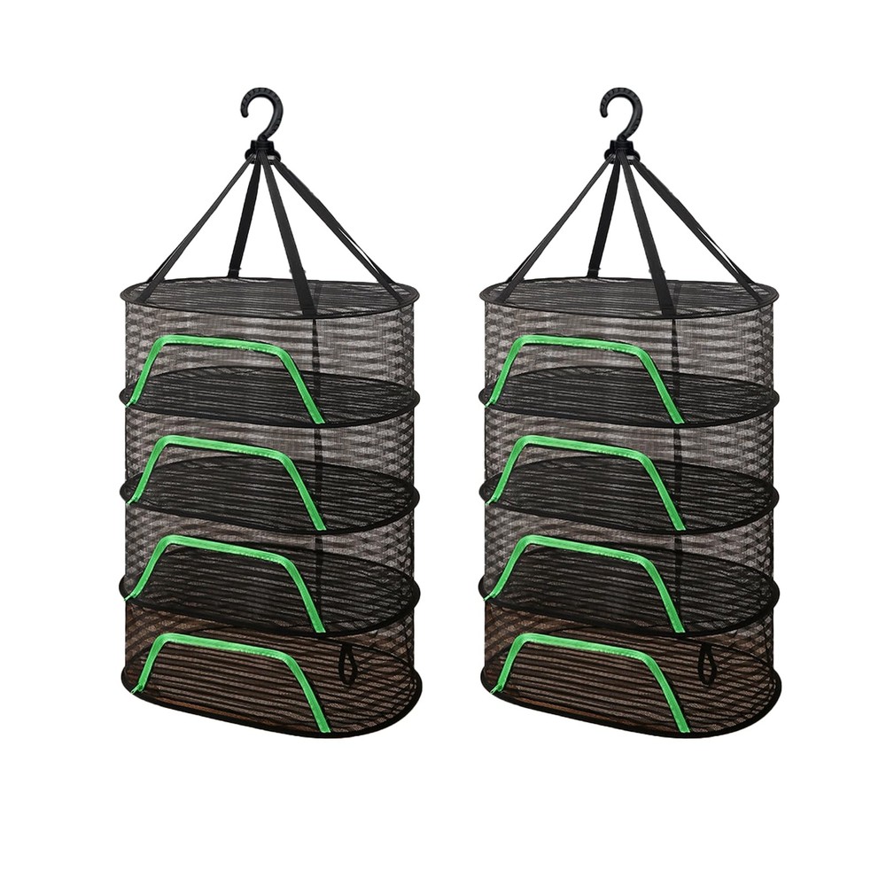 2-Pack Herb Drying Rack,4 Layers Mesh Drying Rack,Hanging Herb Drying Rack wi...