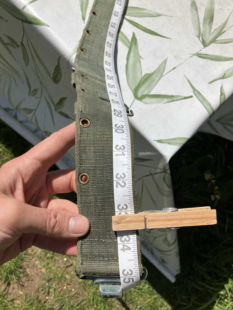 British Army WW2 44 Pattern Belt Driver’s or Stable Small 35” Max Jungle Webbing