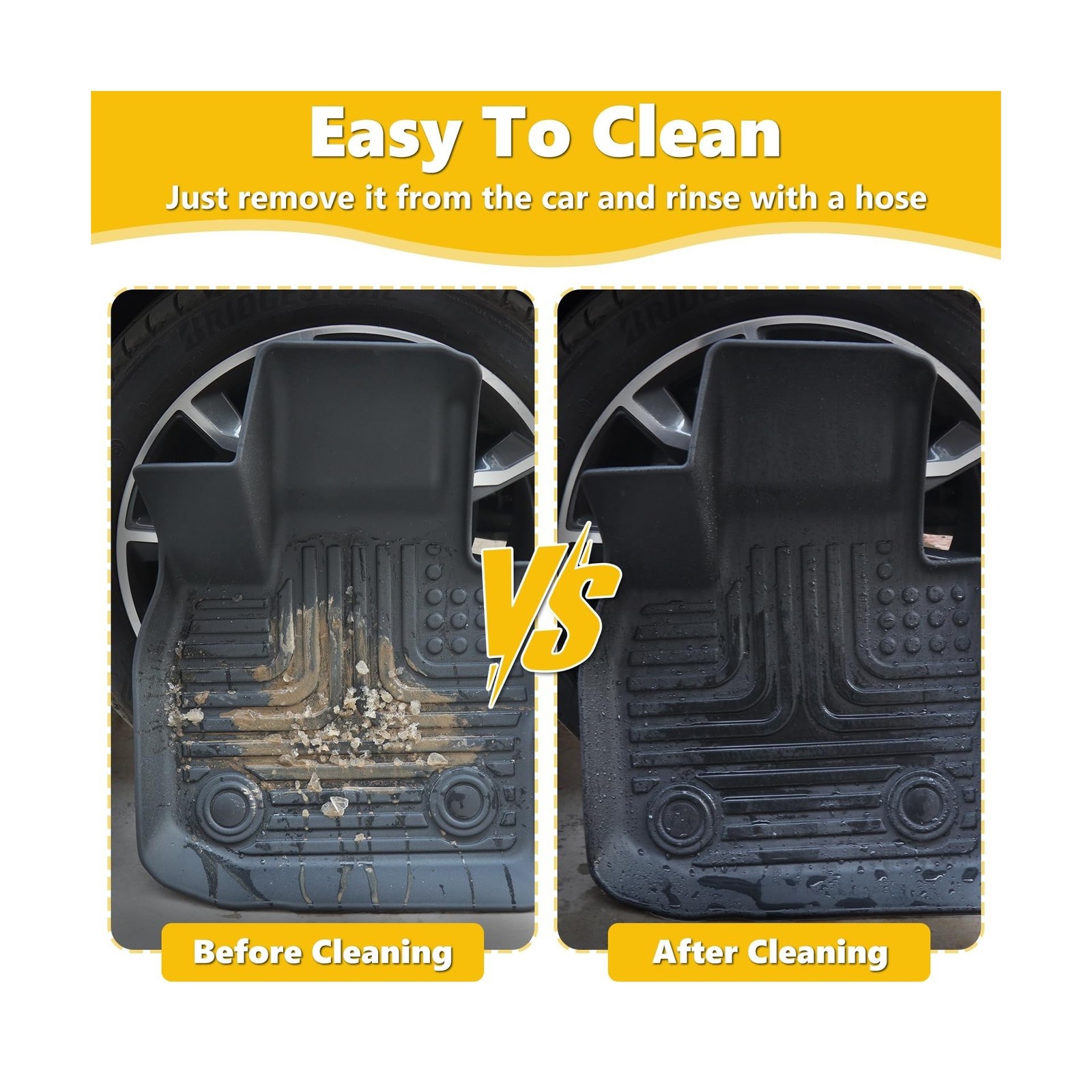 Floor Mats & Cargo Liner for Hyundai Santa FE 2021-2023(Not for Hybrid), All ...