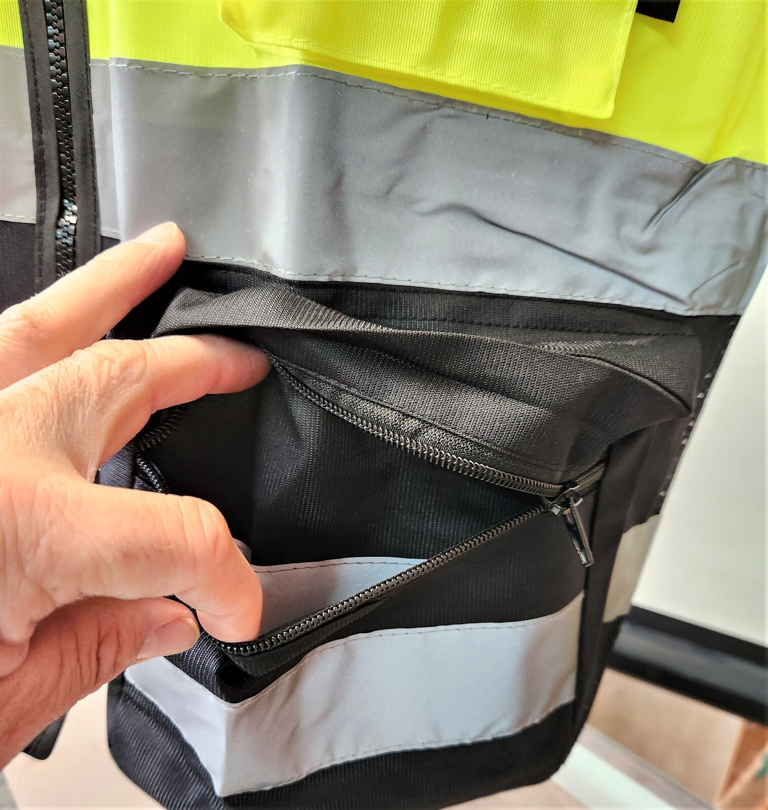 FX SAFETY VEST - Class 2 High Visibility Reflective Yellow Safety Vest