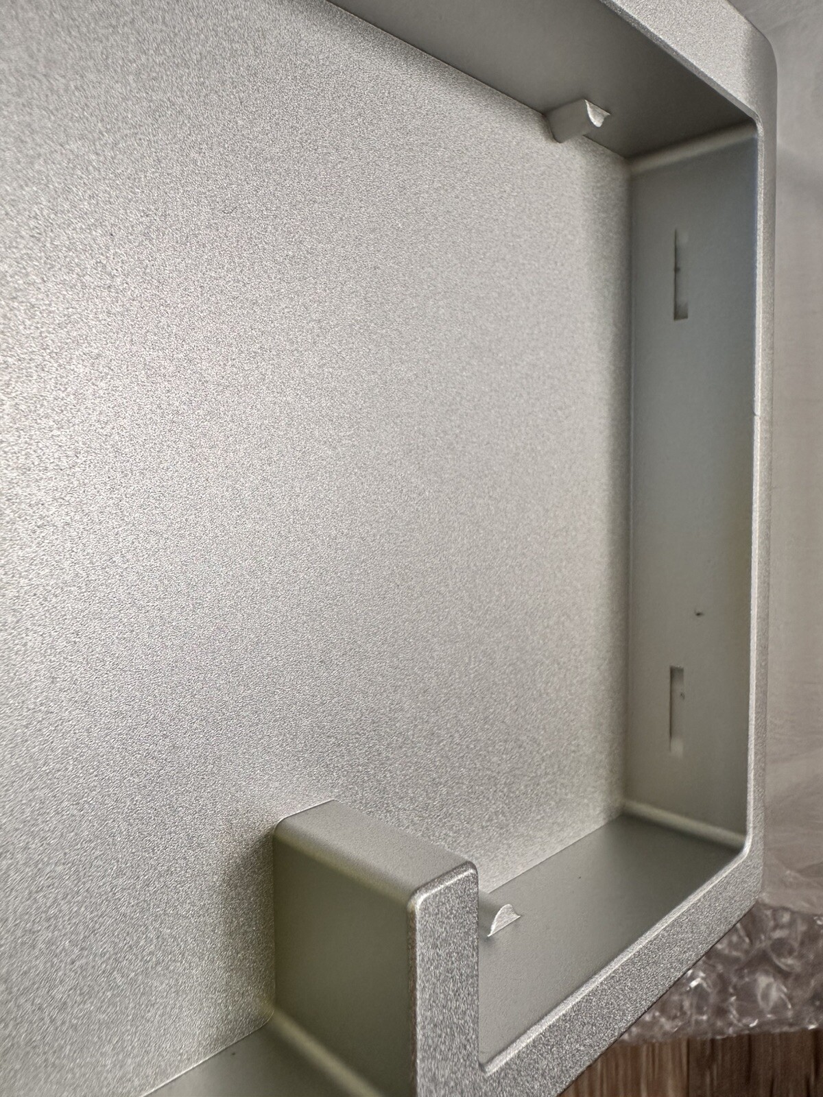 Silver Aluminum Mechanical Keyboard Case. New. Open Box