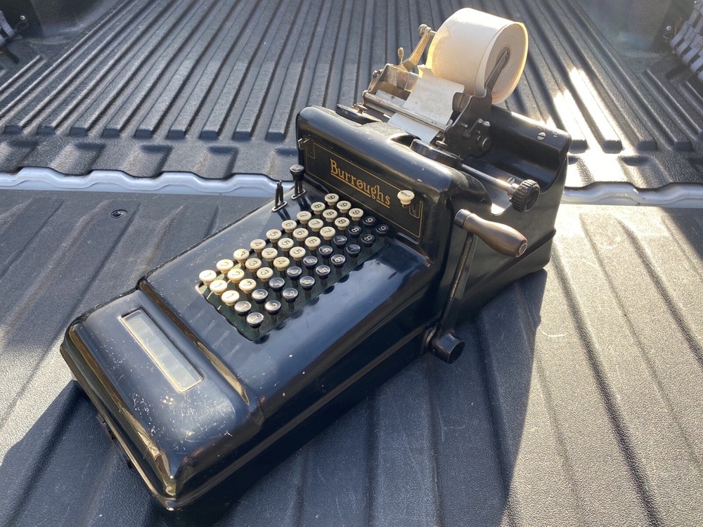 Antique Burroughs counting Machine