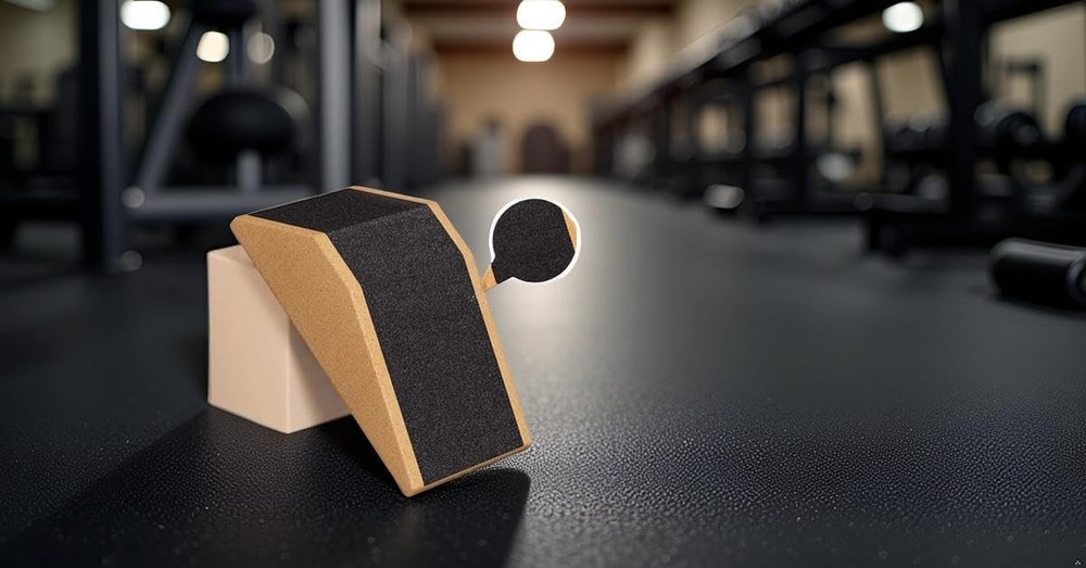 Squat Wedge Blocks Stretching blocks,Non-Slip Surface with Beveled Edges for ...