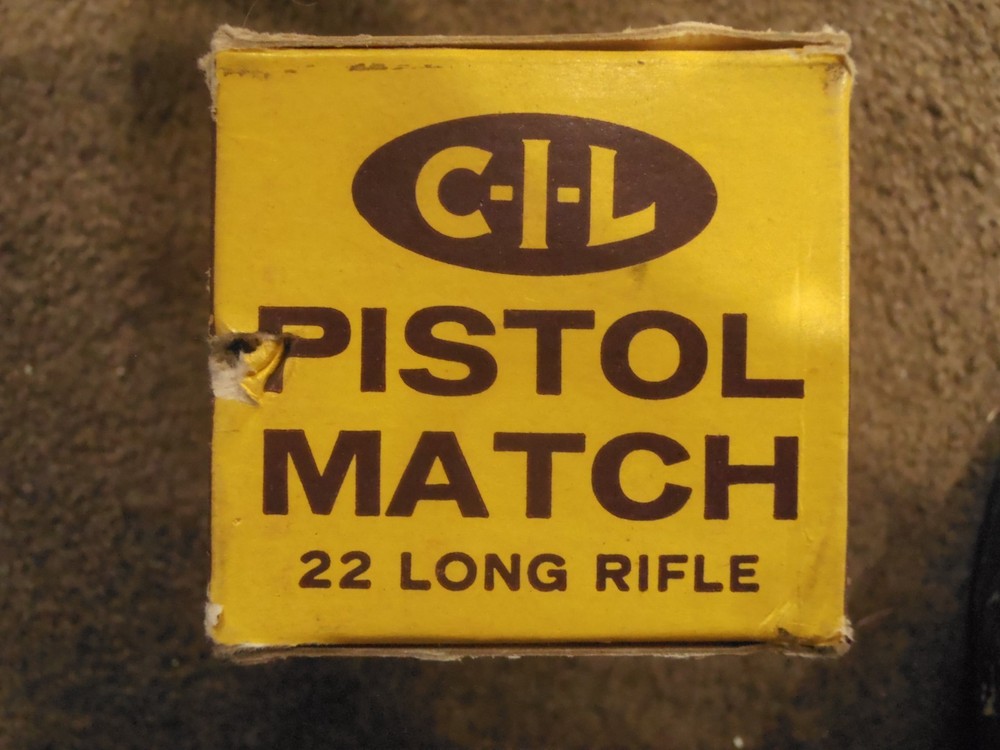 2 EMPTY 22 BRICK MINTS-Vintage .22 -EMPTY-PETERS-CIL PISTOL