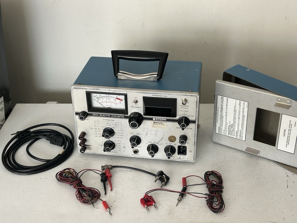 Rycom Instruments 6021A Selective Levelmeter Powers On Untested