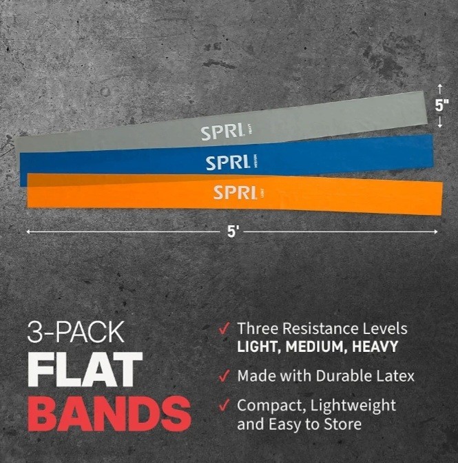 SPRI Flat Bands 3pk.