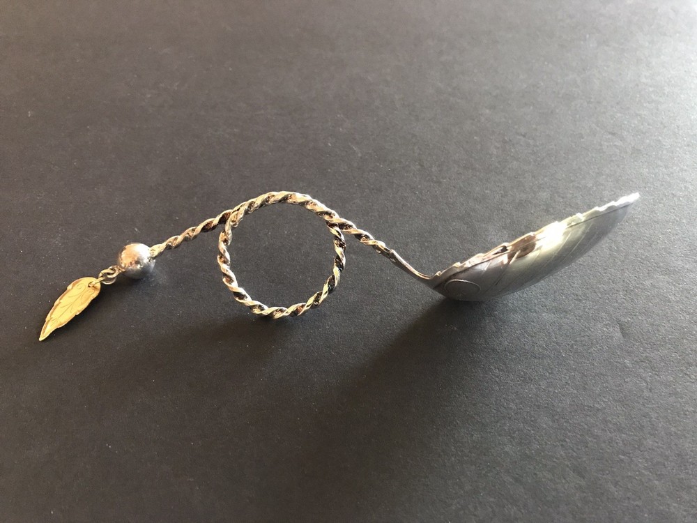 Norwegian 830S Silver Tea Caddy Spoon