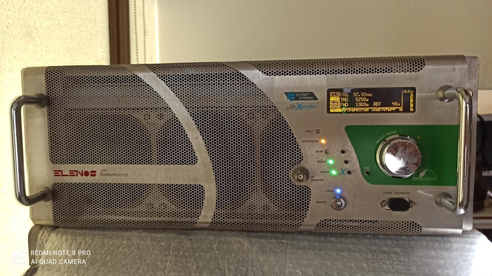 Broadcast Professional Elenos 5Kw ETG5000W FM Transmitter Wide Band - 88 108 Mhz