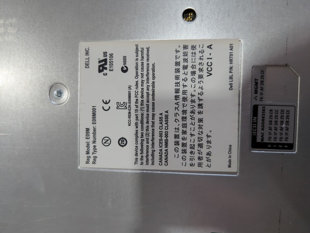 Dell 0X4D0V EqualLogic Type 11 ISCSI 1G PS6100 Controller
