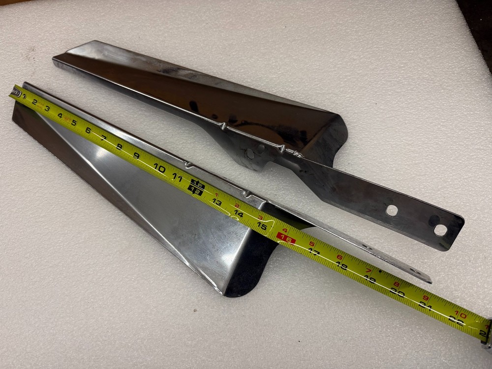 Harley Davidson Softail Front Chrome Fork Guard Covers Pair