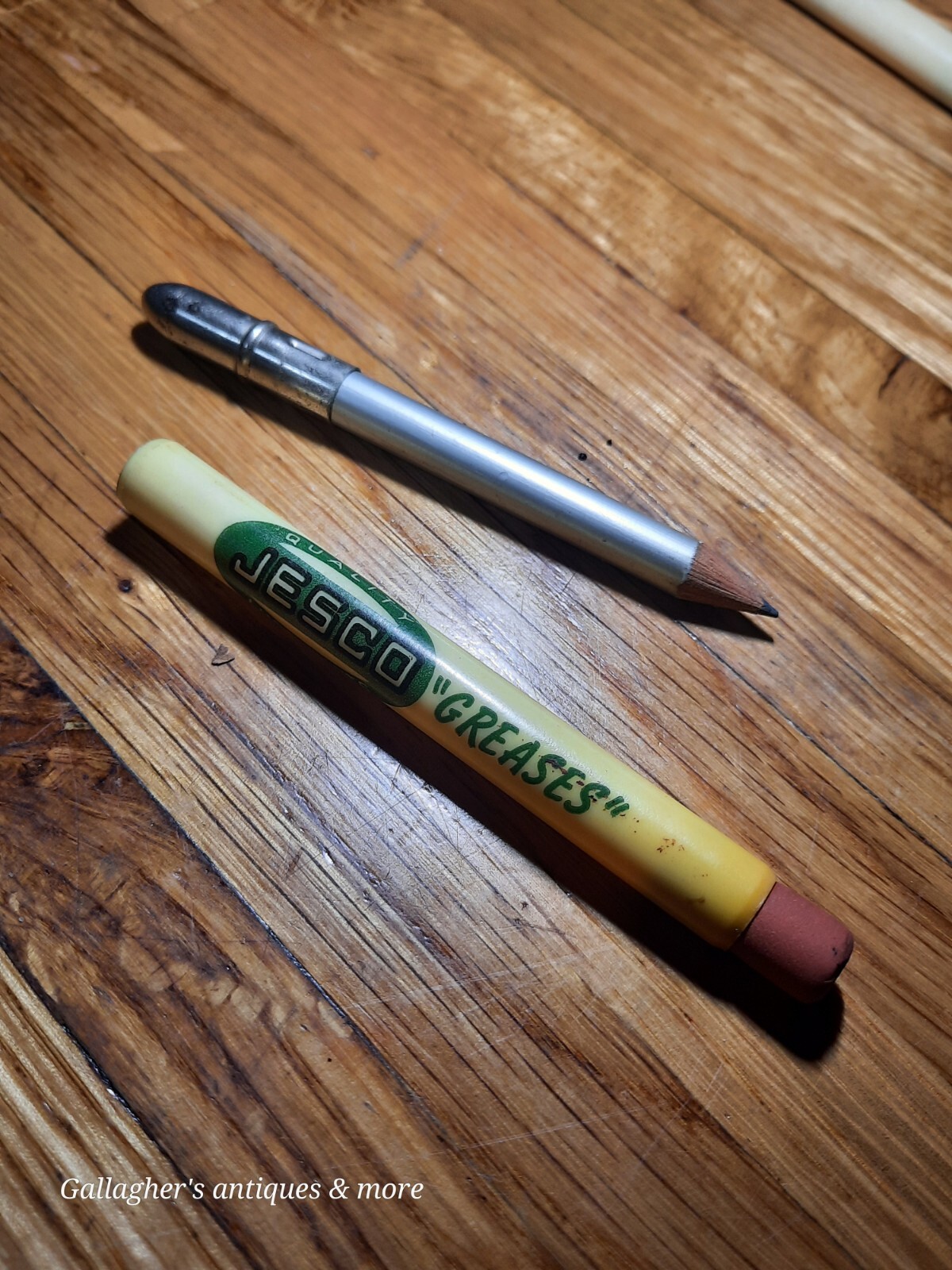 Rare Vintage Oil Advertising Bullet Pencil Jesco Greases North Kansas City Mo